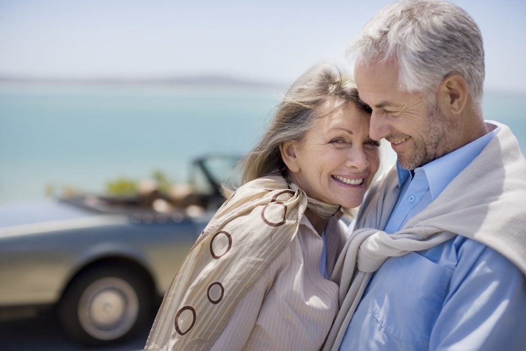 older couple in love